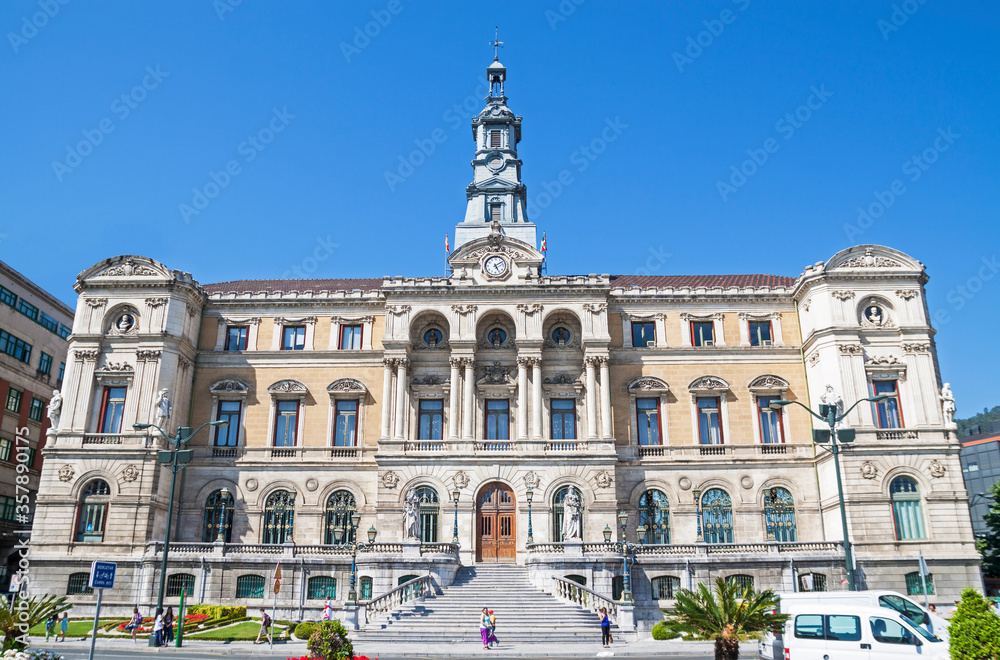 City hall or council. Bilbao, Bizkaia, Basque Country (Spain).
