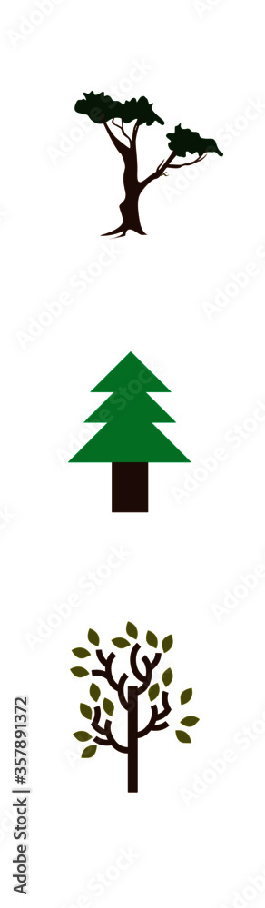 Obraz premium Tree vectors