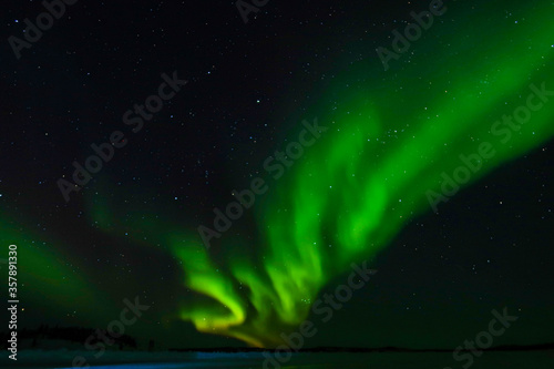 Northern Lights  Aurora Borealis   Yellowknife  Canada