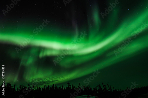 Northern Lights  Aurora Borealis   Yellowknife  Canada