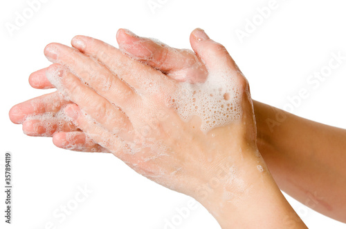 Hand washing flat