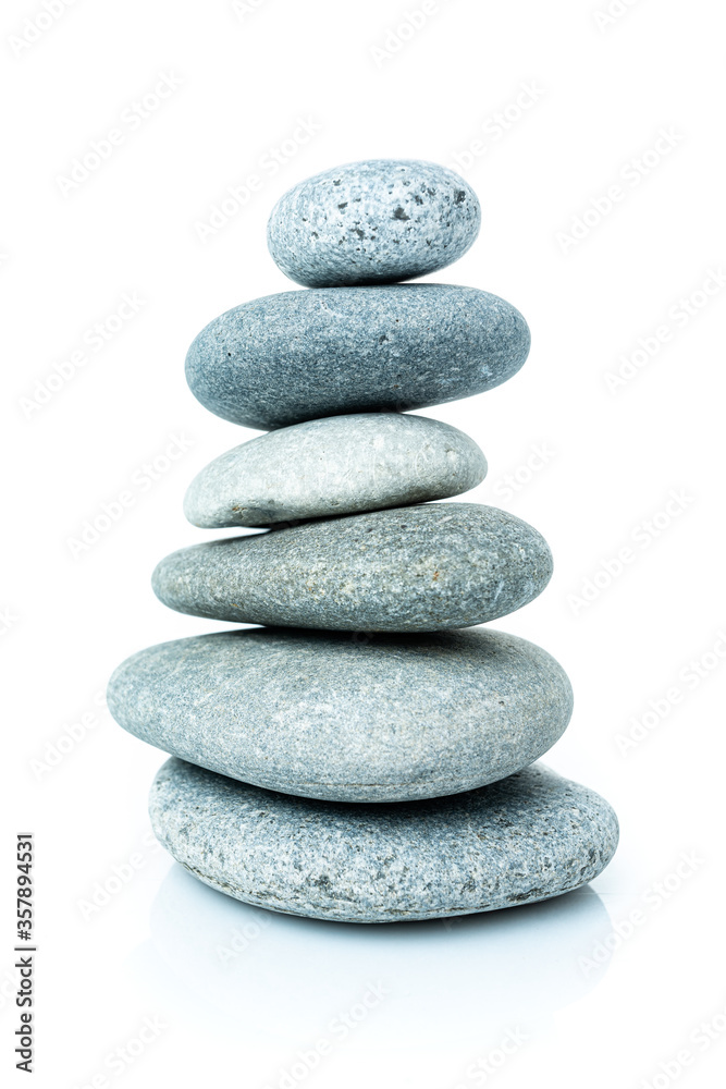 spa stones isolated on white background spa stones isolated on white background