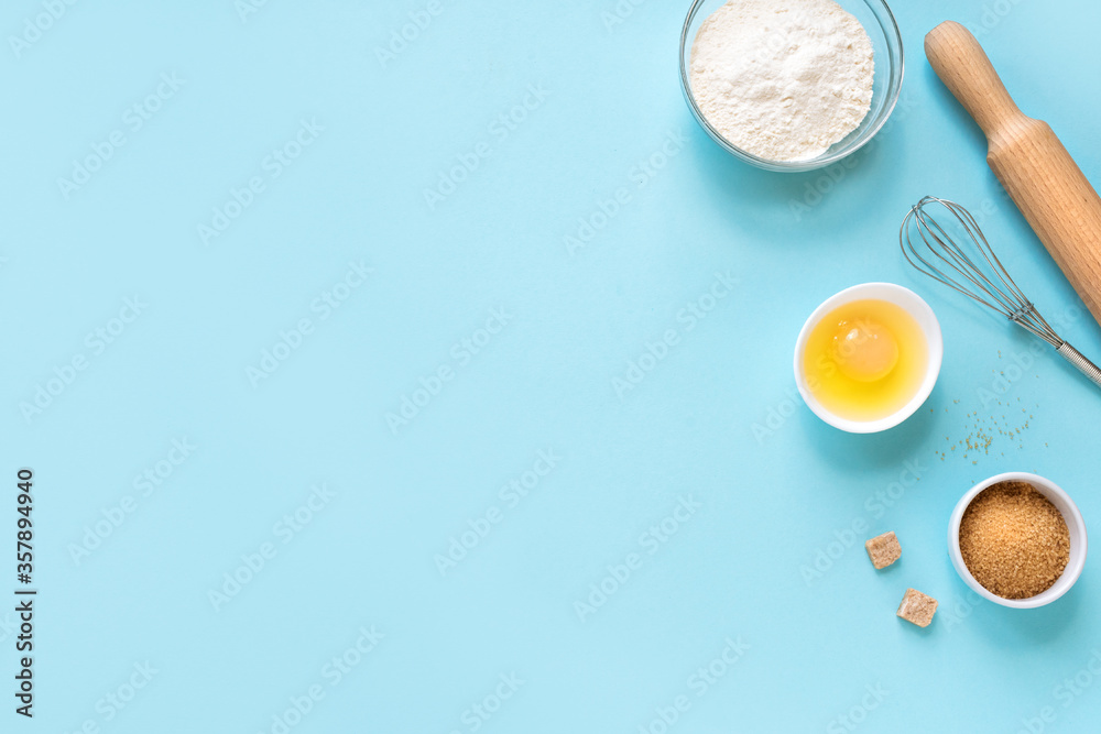 Baking utensils and ingredients Baking utensils and ingredients