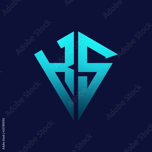 KS initial logo monogram designs modern templates