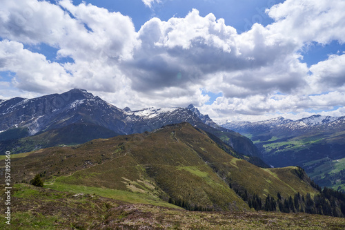 Switzerland Alps Graubuenden Mountain Scenery Piz Beverin