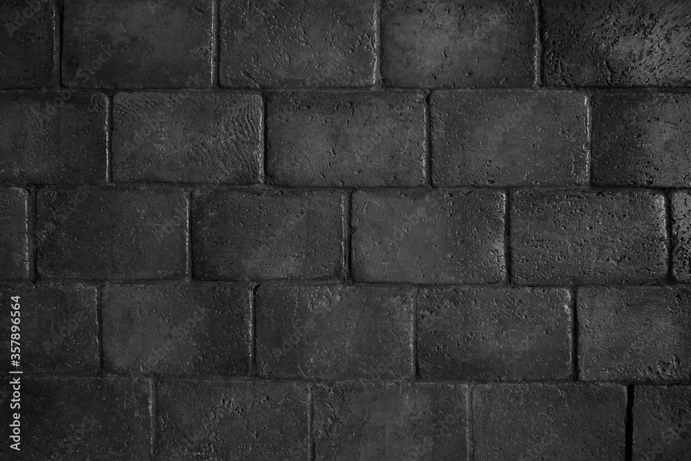 Dark brick wall. Dark brick wall.