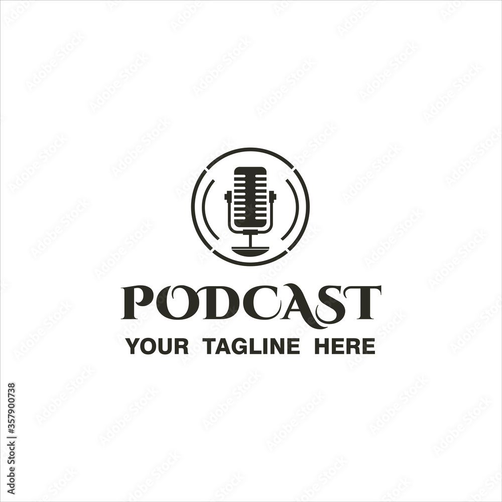 Podcast logo design inspiration. Podcast logo design creative ideas. Podcast microphone logo design template
Podcast logo design inspiration. Podcast logo design creative ideas. Podcast microphone logo design template
