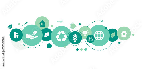 sfondo, icone, geometria, ecologia, natura	
