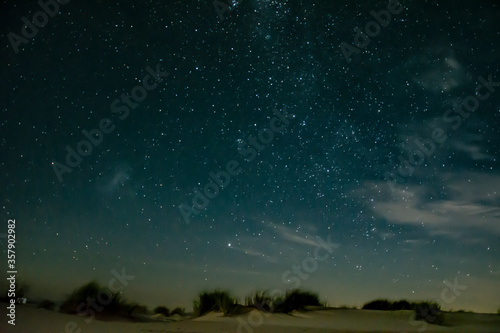 Paisagem Noturna no litoral do Rio Grande do Sul, Brasil