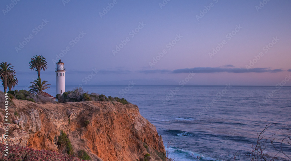 Sunset over the Pacific Ocean in Rancho Palos Verdes 