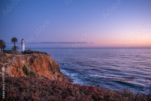 Sunset over the Pacific Ocean in Rancho Palos Verdes 