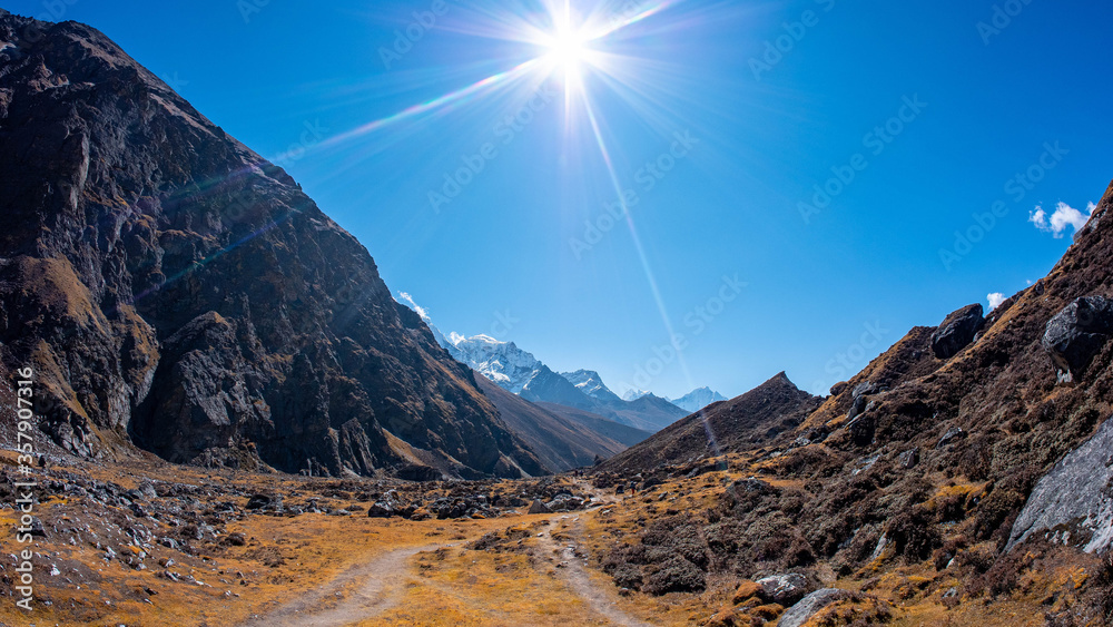 Obraz premium Khumbu Valley, Nepal