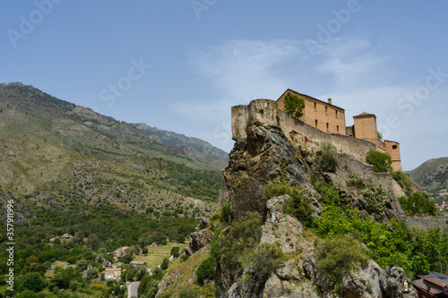 Corte ancient citadel  Corsica  France 