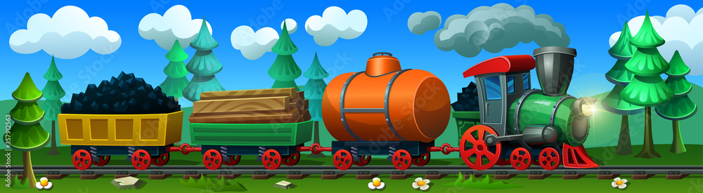 train oil tank clipart