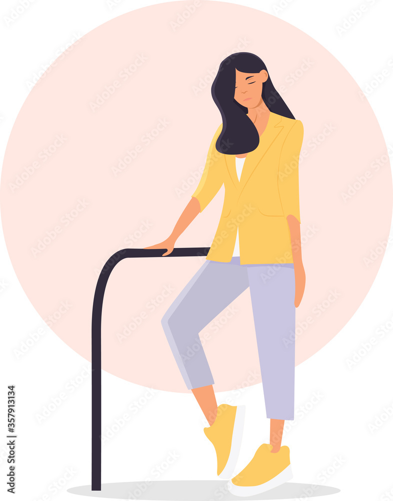 girl in a business suit