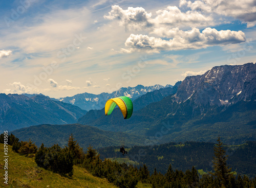 Ein Tandemsprung in den Bayerischen Alpen