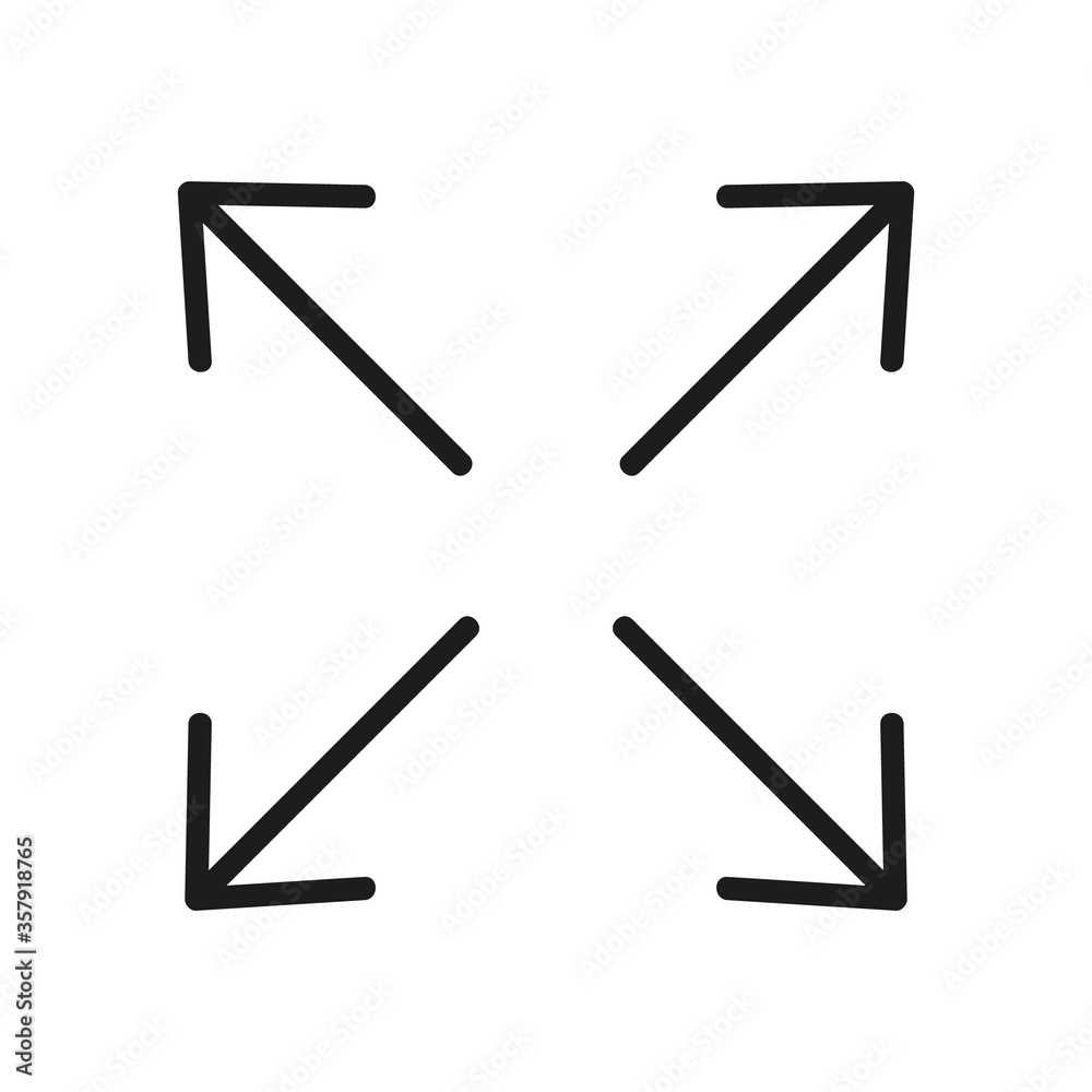 full screen icon. full screen vector design full screen icon. full screen vector design