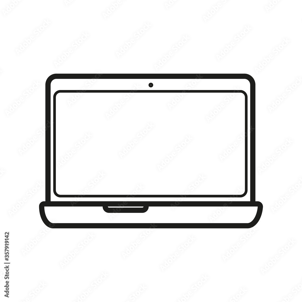 laptop icon. laptop vector design