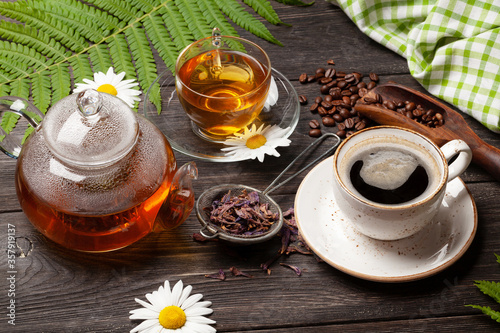 Canvastavla Herbal tea and espresso coffee