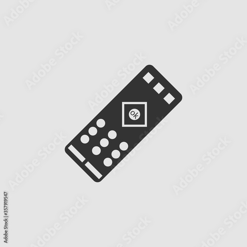 TV remote icon flat. © Liuart