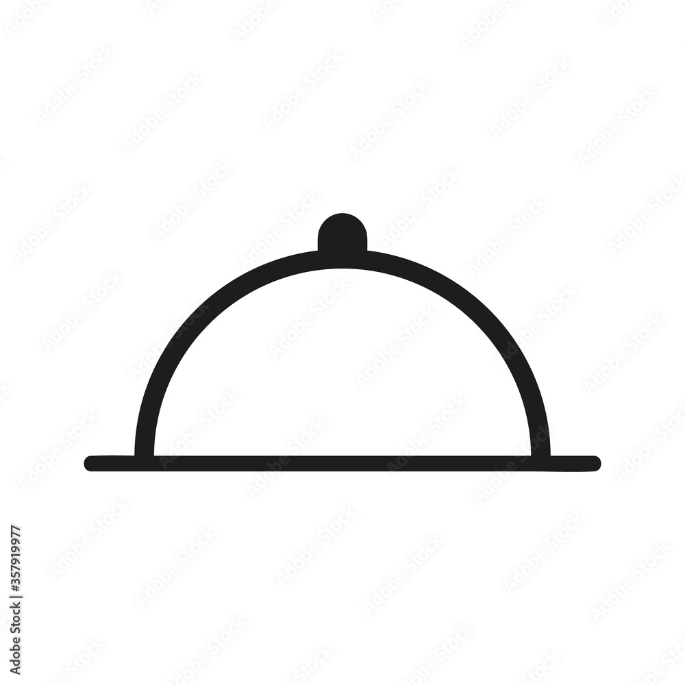 platter icon. platter vector design
