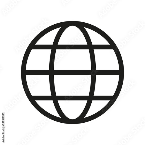 globe icon. globe vector design