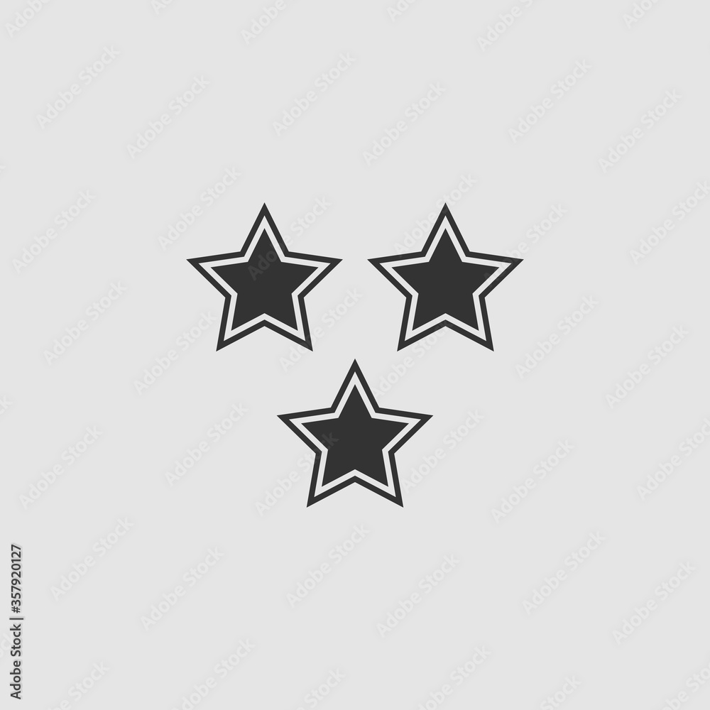 Obraz premium Star icon flat.