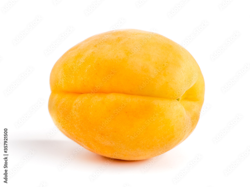 Apricot isolated on white background, healthy food