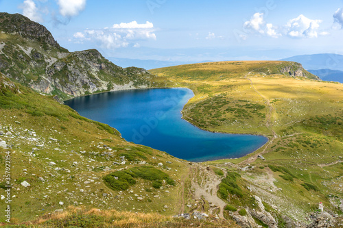 Landscape with The Kidney Lake, Rila Mountain, Bulgaria