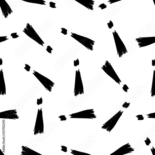 Seamless pattern with exclamation mark symbol