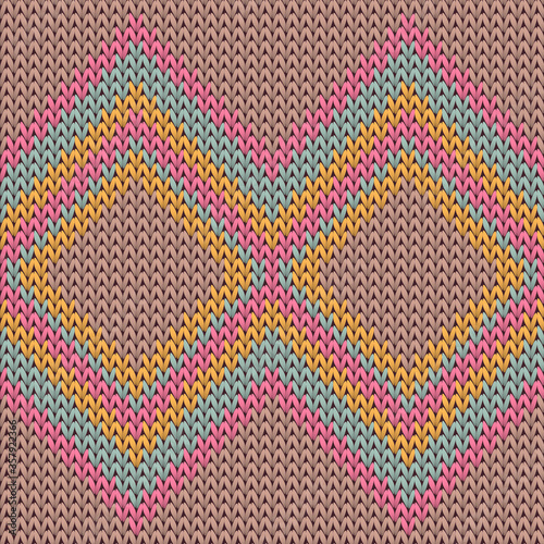 Clothing rhombus argyle knitted texture geometric 