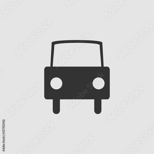 Car icon flat.