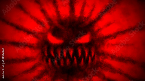 Photos The microbe penetrates the human body.