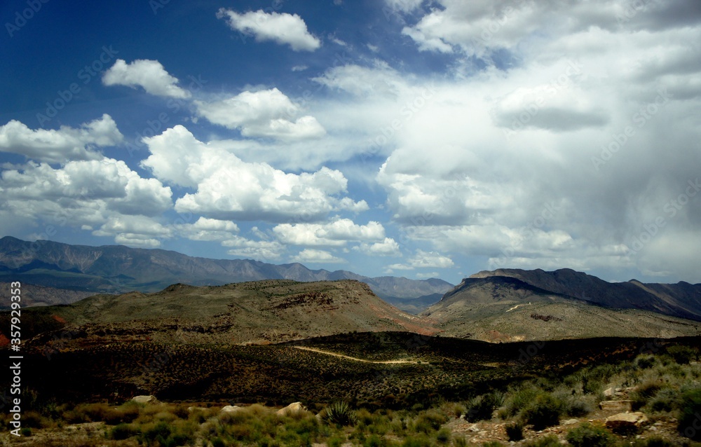 Fototapeta premium clouds over the mountains