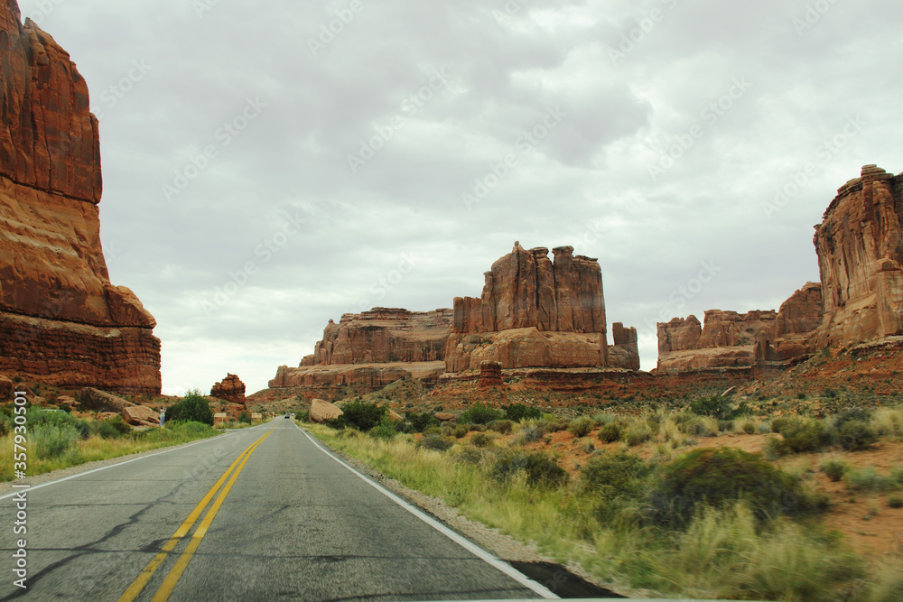 The Arch National Park and the Road #1 The Arch National Park and the Road #1