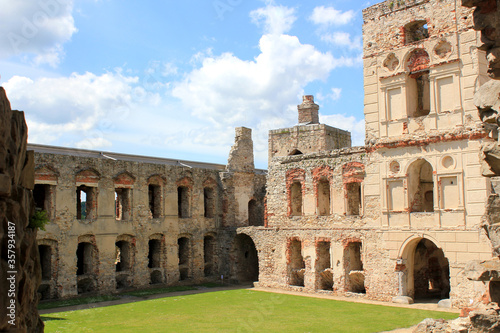 Ruins of Krzyztopor castle in Poland
