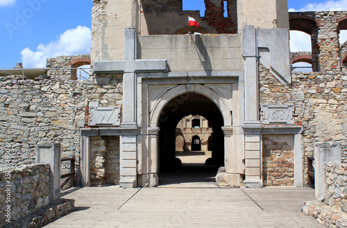 Ruins of Krzyztopor  castle in Poland