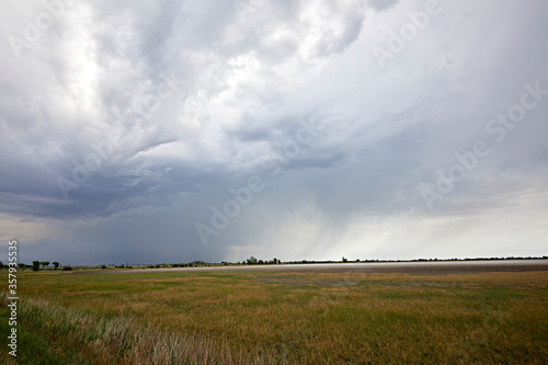 landscape wide plain cloud scenery horizon