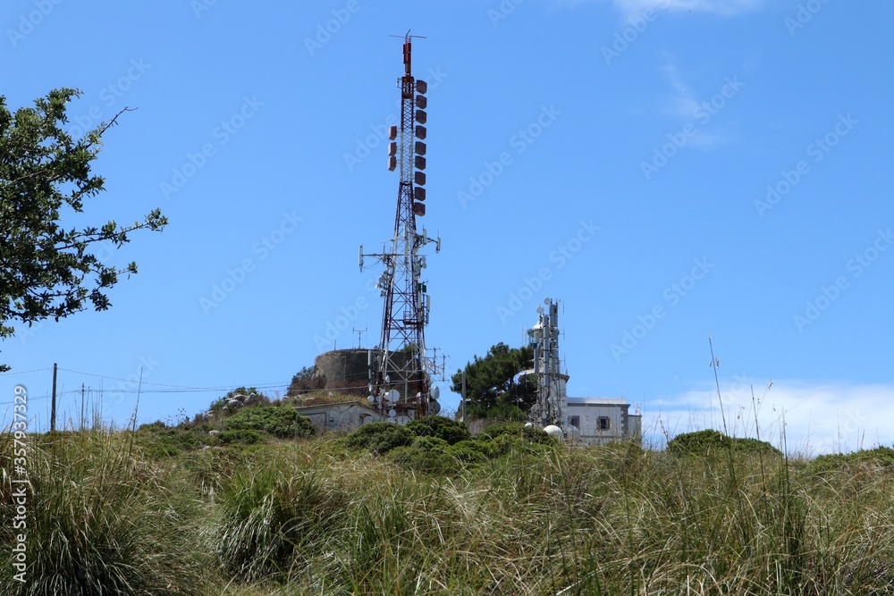 Palinuro – Antenne dal sentiero delle torri Palinuro – Antenne dal sentiero delle torri