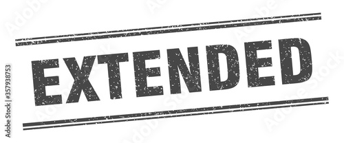 extended stamp. extended label. square grunge sign