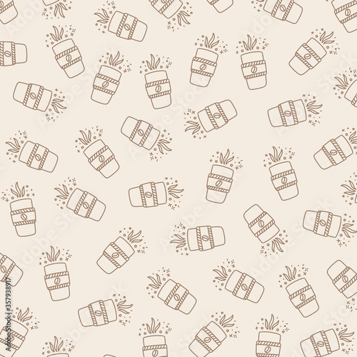Set of hand drawn vintage coffee doodle icons. Coffee doodles.