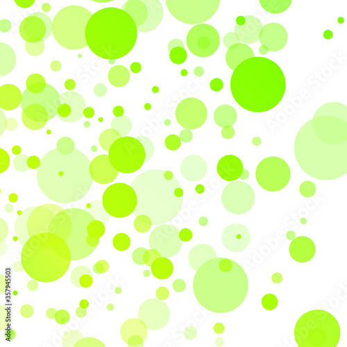 abstract bright circles on a white background.