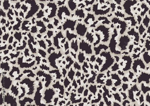 Bold abstracted leopard skin seamless pattern design. Jaguar, leopard, cheetah, panther animal print. Seamless camouflage
