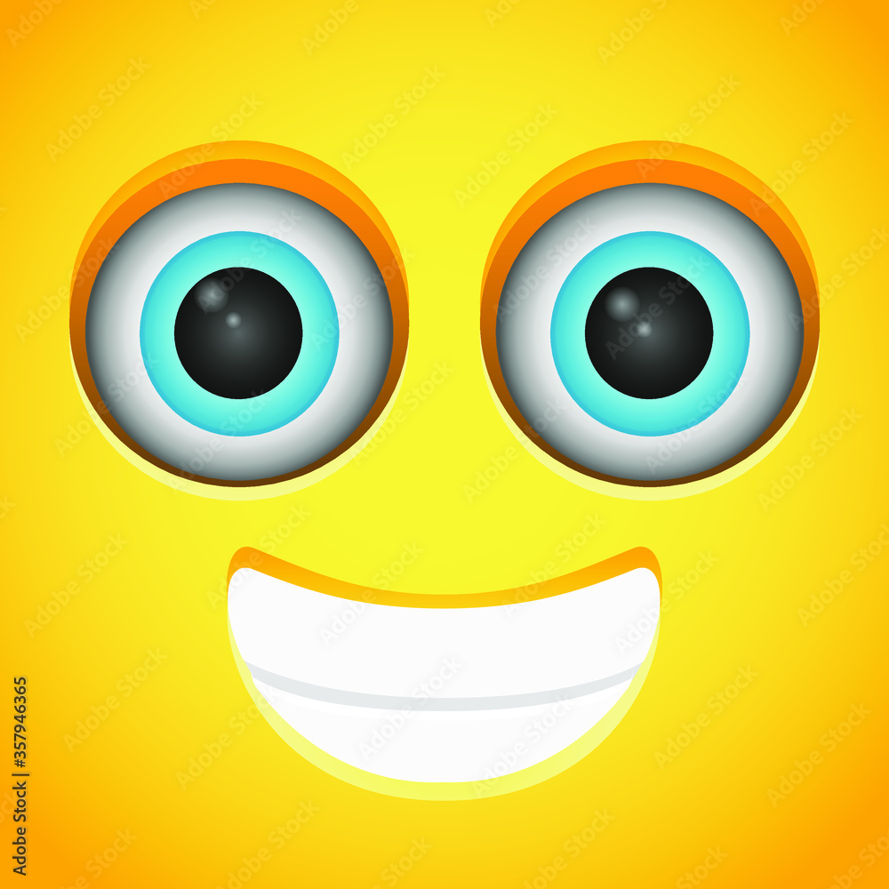 Background Emoji. Happy Expression Emoji. Face Vector. Design Art Clip Art.