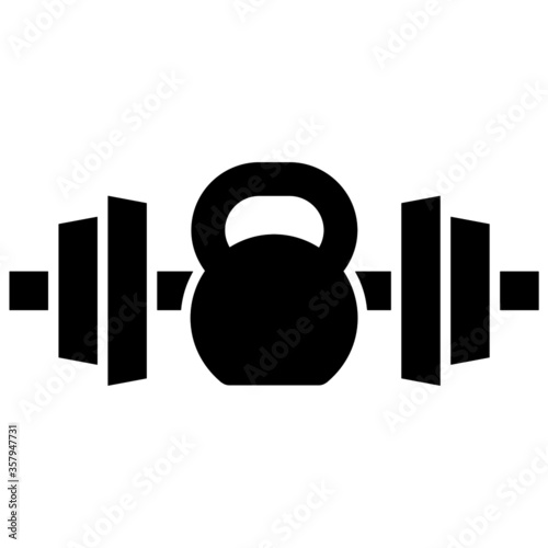 dumbell and kettelbell