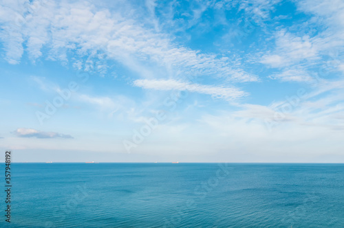 Seaside skyline panorama.