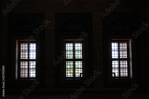window in the mosque