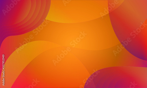 Illustration, modern background, web background orange