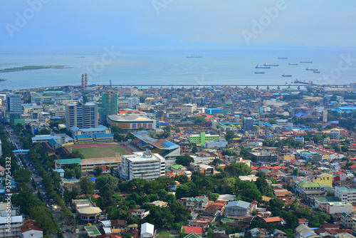 Cebu city overview in Cebu  Philippines