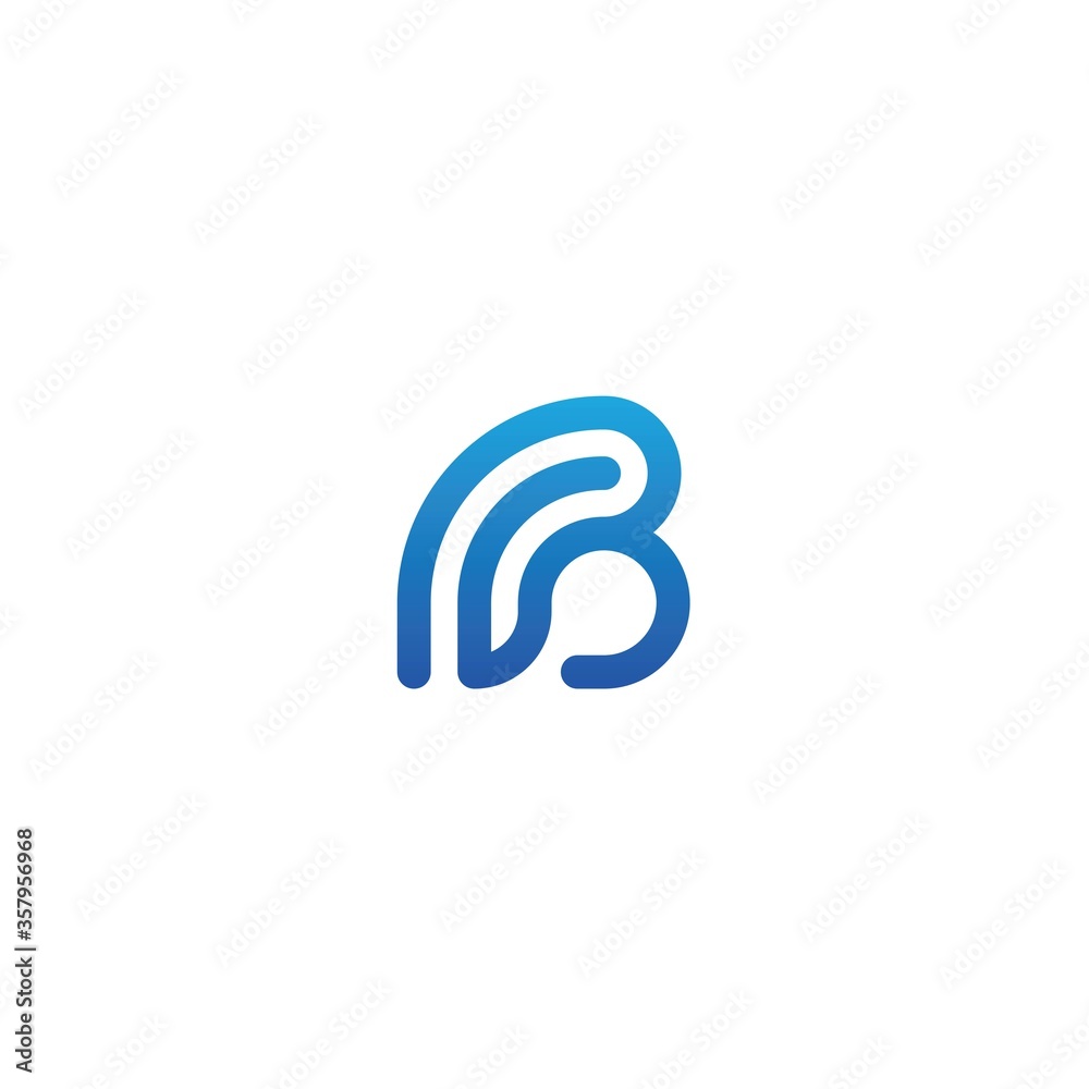 initial b logo design icon, vector, element, template initial b logo design icon, vector, element, template